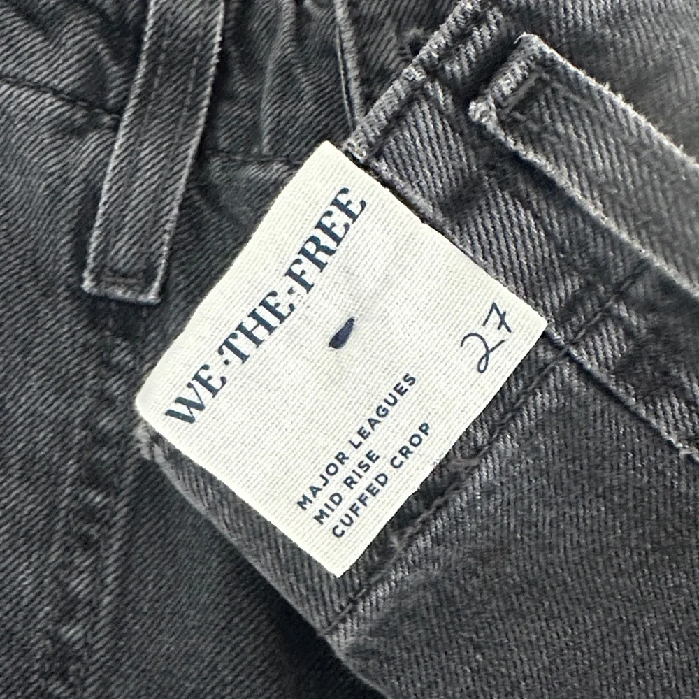 BNWT We The Free Charcoal Denim Carpenter Pants - Picture 3 of 10